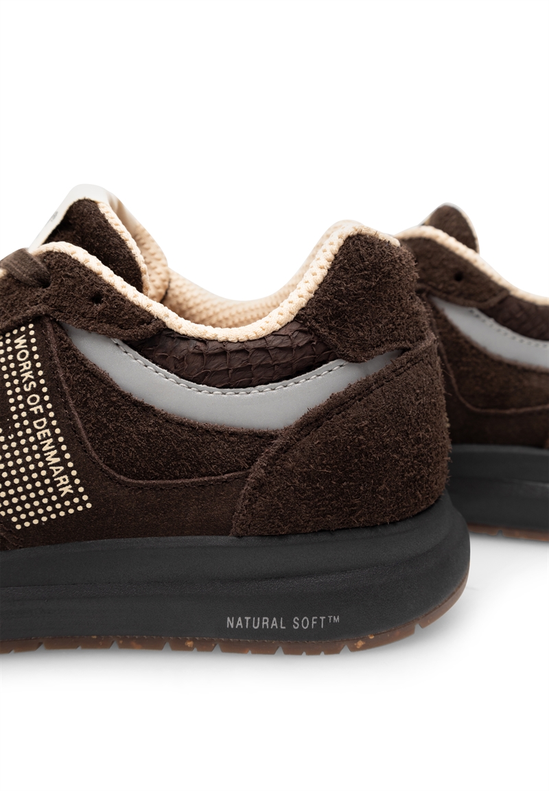 Woden Sneakers Rigmor Suede - Chocolate